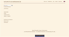 Desktop Screenshot of naturfoto-schiersmann.de
